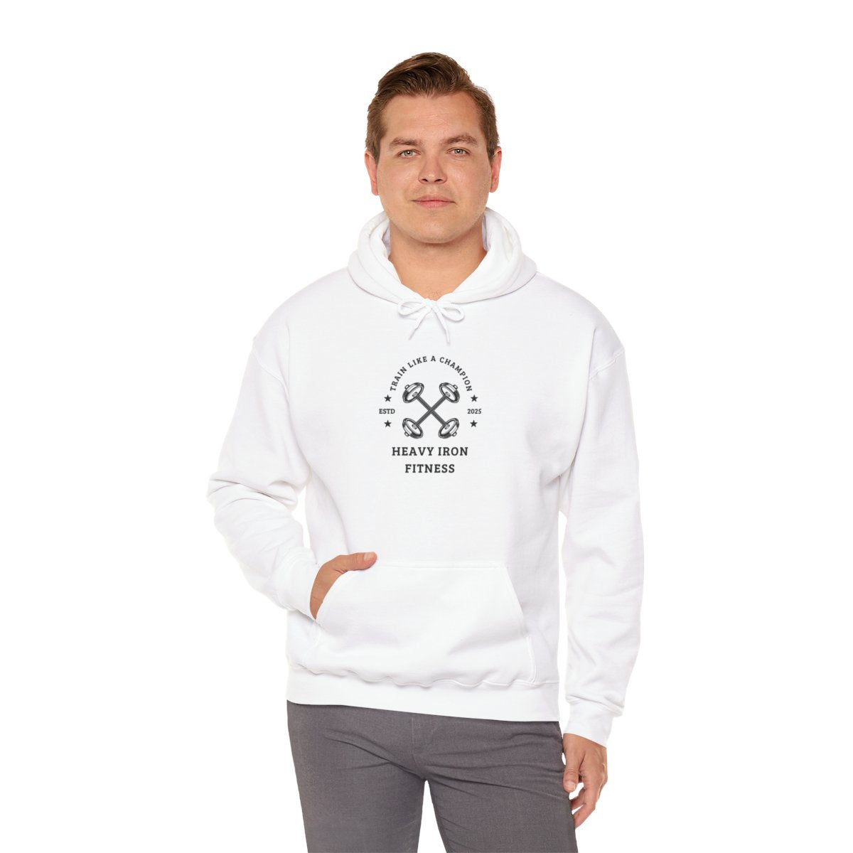 Heavy Iron Fitness™ Men’s Classic Hoodie